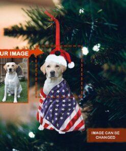 Personalized Ornament Christmas Dog Image ANL309OCT