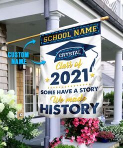 Personalized Senior Class Of 2021 Congratulations Graduates Flag