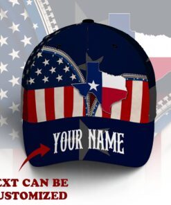 Personalized Texas Baseball Cap State Of Mind BNT539BCCT