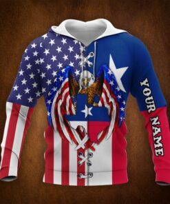 personalized texas lone star custom name zip hoodie ddh3178zhct 3387