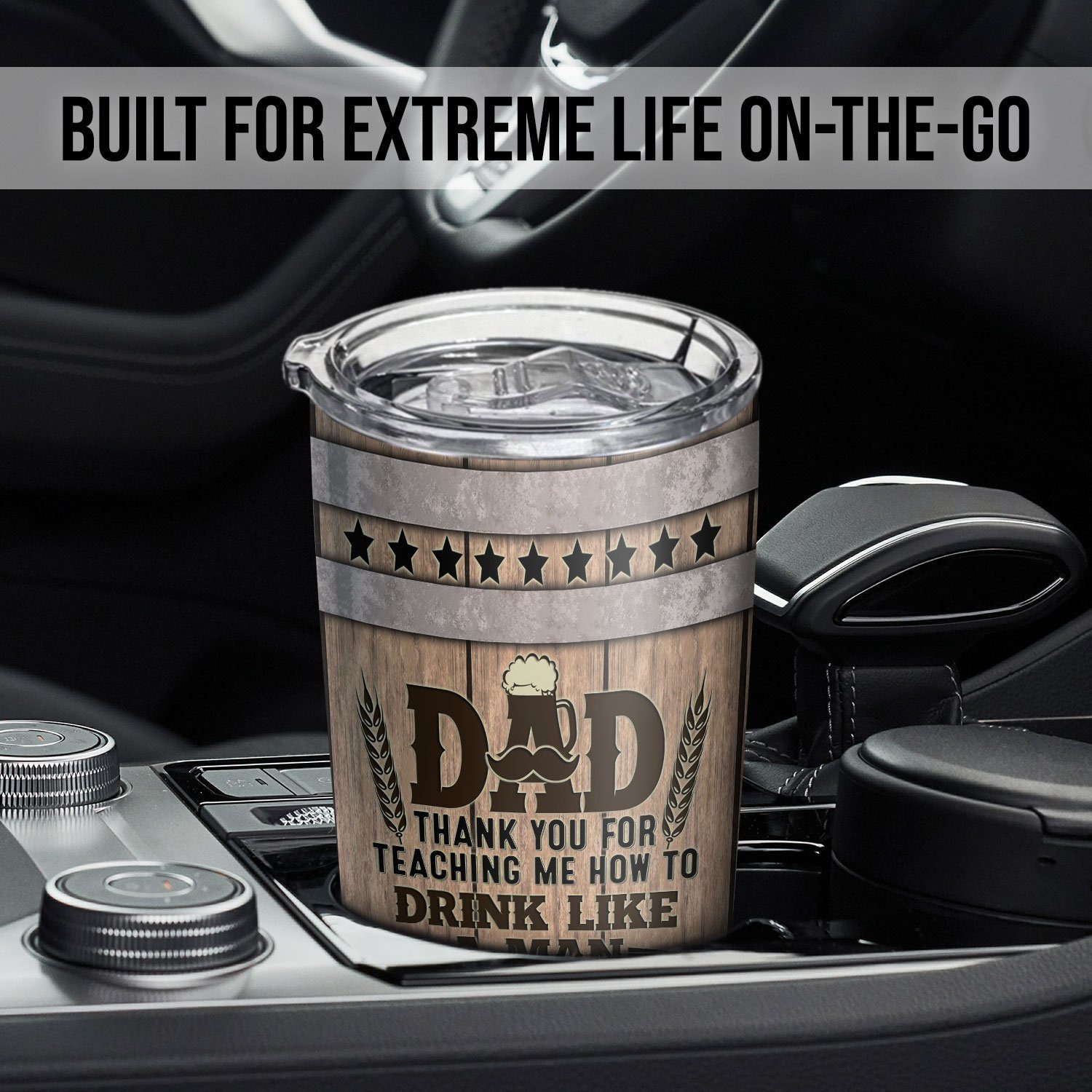 Personalized Thank You Dad, World's Greatest Dad Bod 20oz Tumbler TPT117TUCT - Image 2