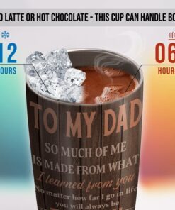 personalized tumbler to my dad, i love you 20oz tumbler lnt99tuct 5980