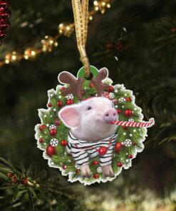 pig custom shaped ornament jolly ntb390ov1 7360