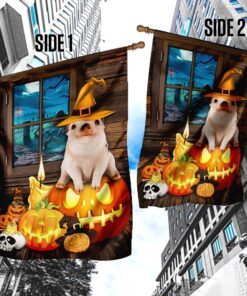 pig halloween flag 3711