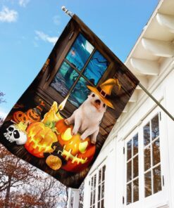 pig halloween flag 5986