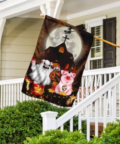pigs costume halloween flag 2528