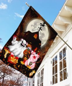 pigs costume halloween flag 6886