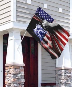pit bull american flag 1678