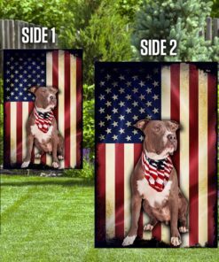 pit bull american flag 2207
