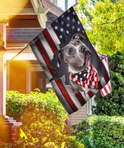 Pit Bull American Flag