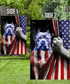 pit bull american flag 6756