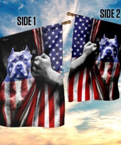 pit bull american flag 7781
