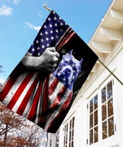 pit bull american flag 8236