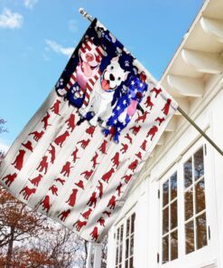 pit bull lover happy flag 5888