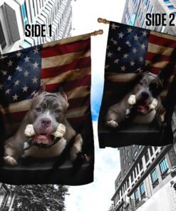 pitbull american flag 2133