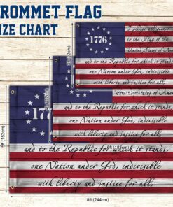 pledge of allegiance grommet flag patriotic 1776 american thh3362gf 4790