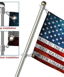 pledge of allegiance patriotic grommet flag trn1433gf 4367