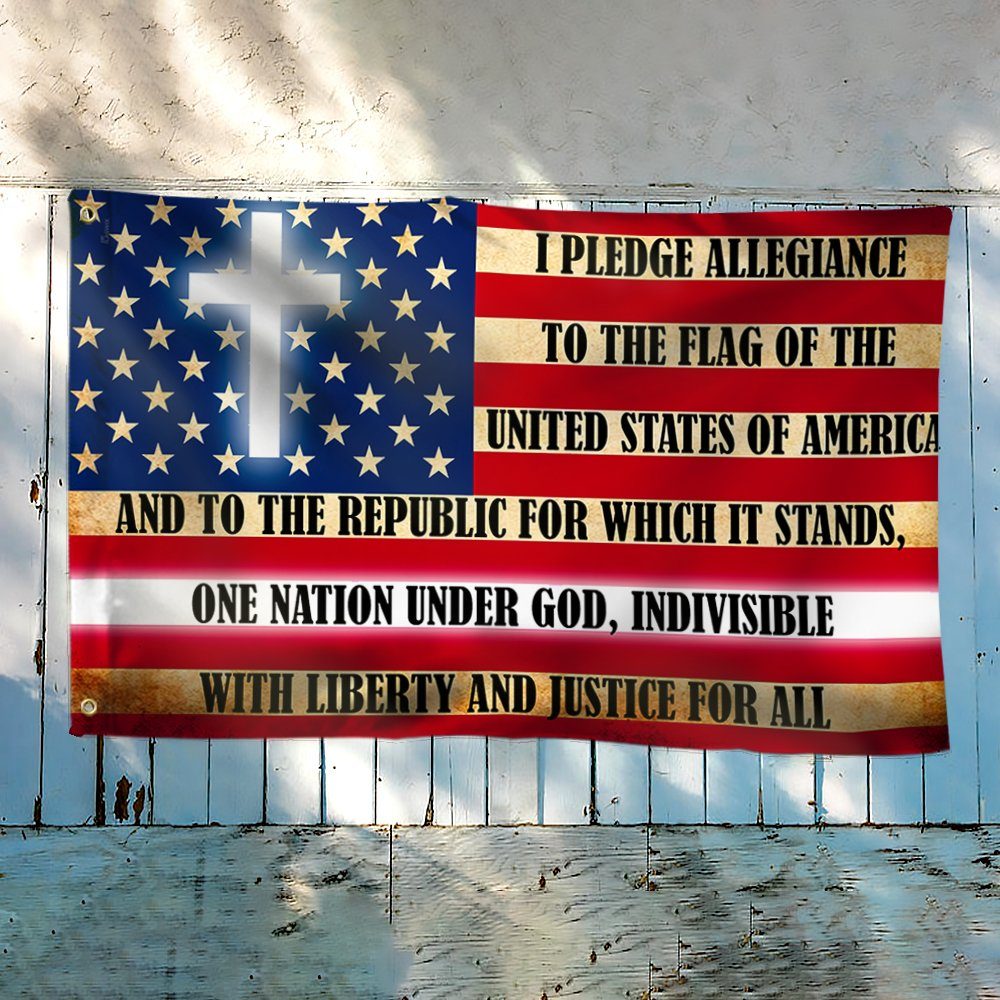 Pledge Of Allegiance To The Flag Of The United States Of America. One Nation Under God MTV32GF - Image 3