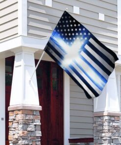 police. the thin blue line flag 1875