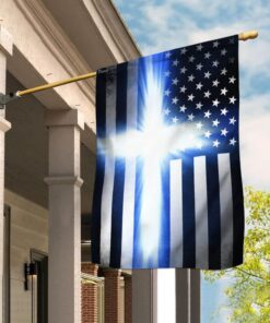 Police. The Thin Blue Line Flag