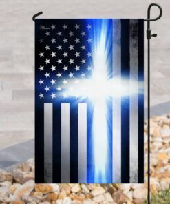 police. the thin blue line flag 2390
