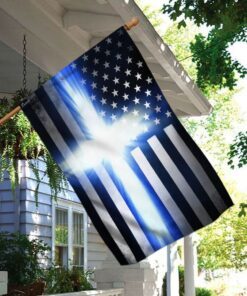 police. the thin blue line flag 4488