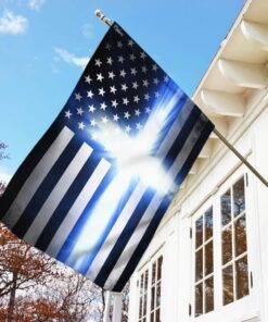 police. the thin blue line flag 7409