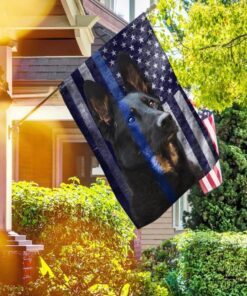 Police Dog. German Shepherd Flag THB2220F