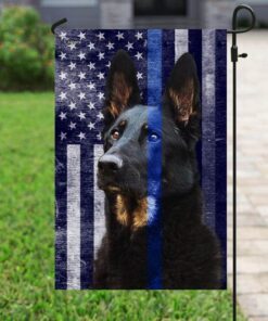 police dog. german shepherd flag thb2220f 5739