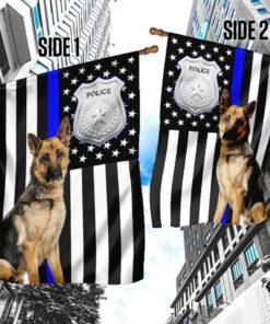 police dog german shepherd american u.s. flag 3168