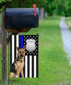 police dog german shepherd american u.s. flag 7189