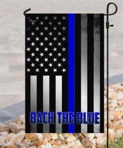 police law enforcement. back the blue flag 6412
