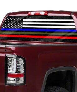 police military and fire thin line american rear window decal qnk03cd 5810