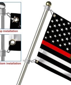 police military and fire thin line usa blue green red line grommet flag tqn35gf 4396