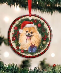 pomeranian ornament dog lover christmas ornament qtr321ov10 1501