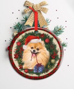 pomeranian ornament dog lover christmas ornament qtr321ov10 1883