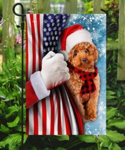 poodle through the snow flag 2680