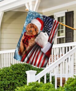 poodle through the snow flag 6555