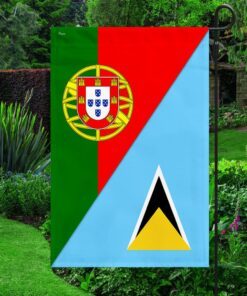 portugal and saint lucia flag tpt945f 1348