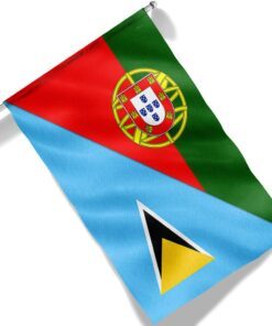 portugal and saint lucia flag tpt945f 5000