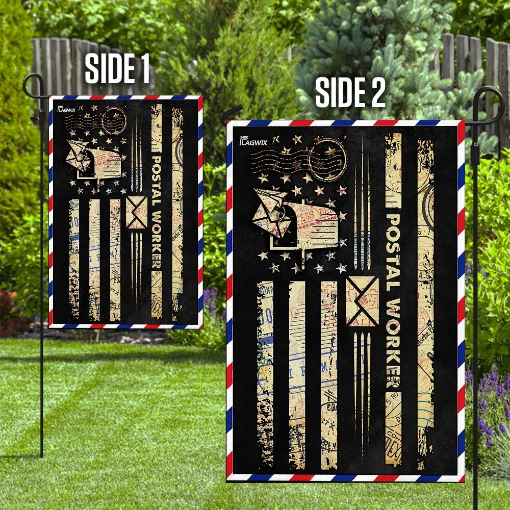 Postal Worker Vintage Stamp Flag - Image 10