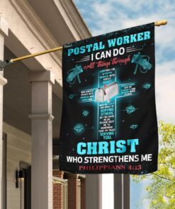 Poster Worker I Can Do All Things Through Christ Flag