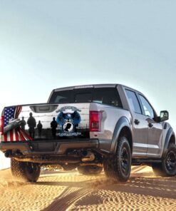 pow mia true heroes, you are not forgotten truck tailgate decal sticker wrap mbh16f 8874