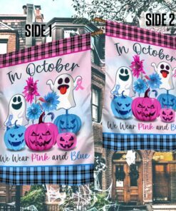 pregnancy and infant loss remembrance day flag in october we wear pink and blue lnt540fv2 5743