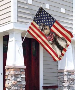 pretty schnauzer flags flagwix™ printed schnauzer dog flag 1651