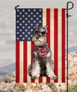 pretty schnauzer flags flagwix™ printed schnauzer dog flag 4458