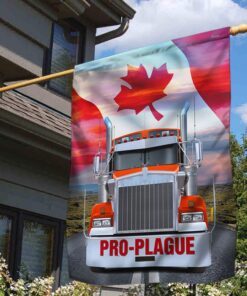 pro plague freedom convoy 2022 flag, truckers for freedom, canadian trucker, mandate freedom qnk1061fpz 2816