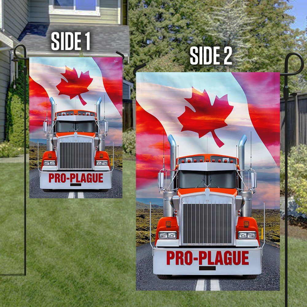 Pro-plague Freedom Convoy 2022 Flag, Truckers For Freedom, Canadian Trucker, Mandate Freedom QNK1061Fpz - Image 7