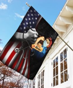 proud american nurse flag 4623