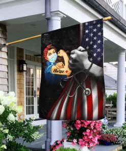 Proud American Nurse Flag